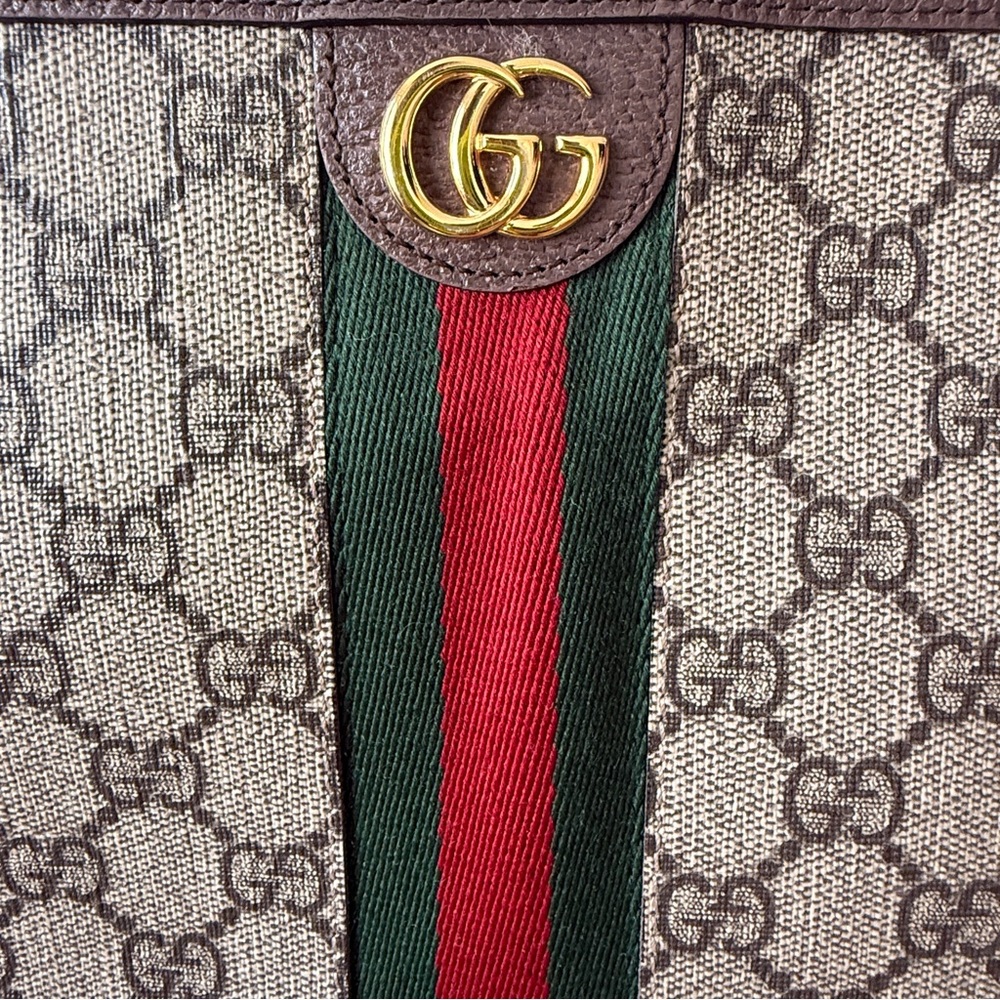 Gucci Ophidia GG Supreme Pouch - Classic Web Stripe - Picture 8 of 17